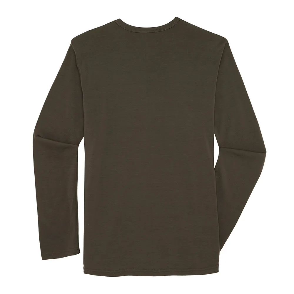 Men’s Tasmanian Merino 220 Henley Long Sleeve Top