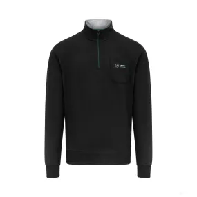 Mercedes Quarter Zip, Black