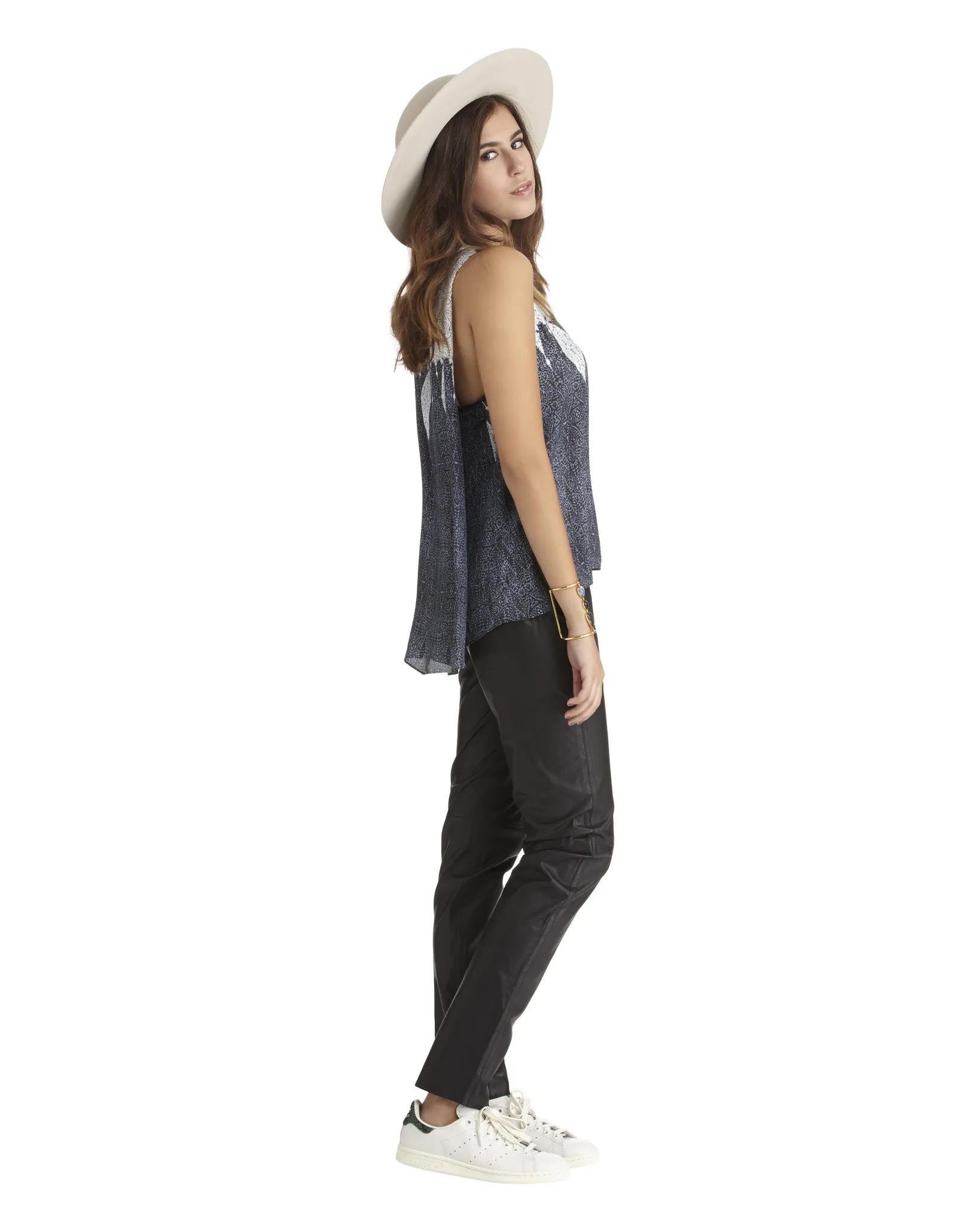 Morgan Carper | Biru Silk Top in Java - FINAL SALE