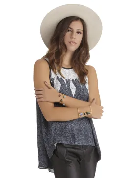 Morgan Carper | Biru Silk Top in Java - FINAL SALE