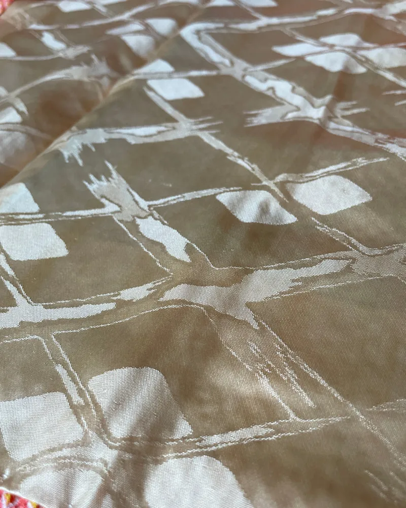 Morning Glory Flower of Shibori Haori Kimono Jacket