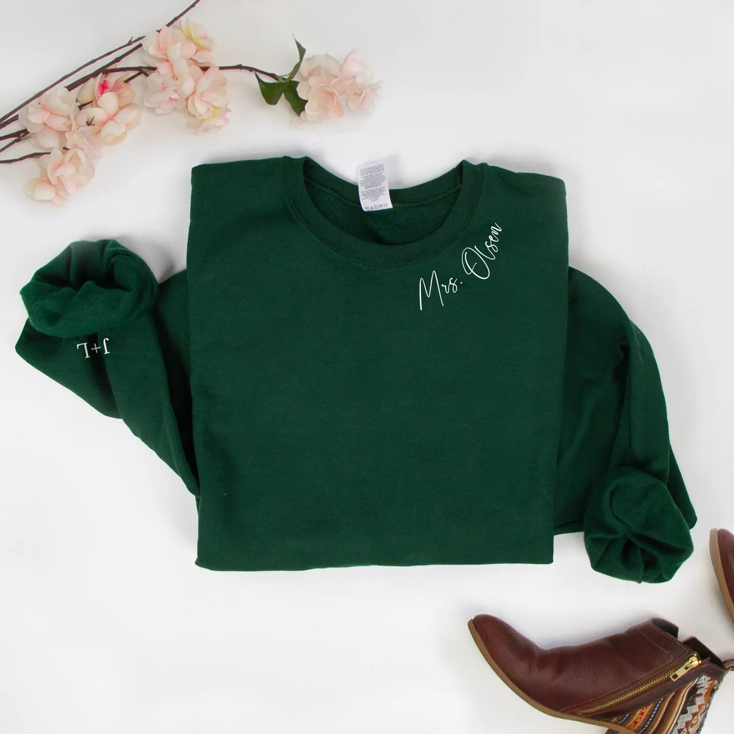 Mrs Last Name Sweatshirts