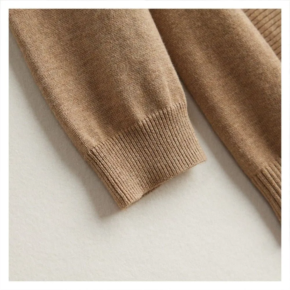 Mulberry Silk Knitted Sweater - Cozy, Elegant, and Versatile for Autumn