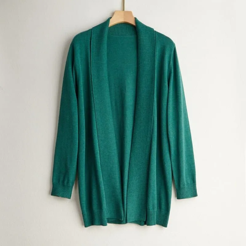 Mulberry Silk Knitted Sweater - Cozy, Elegant, and Versatile for Autumn