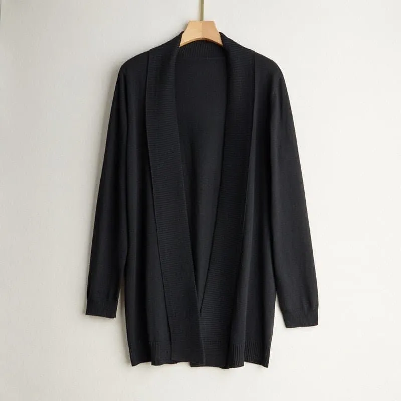 Mulberry Silk Knitted Sweater - Cozy, Elegant, and Versatile for Autumn