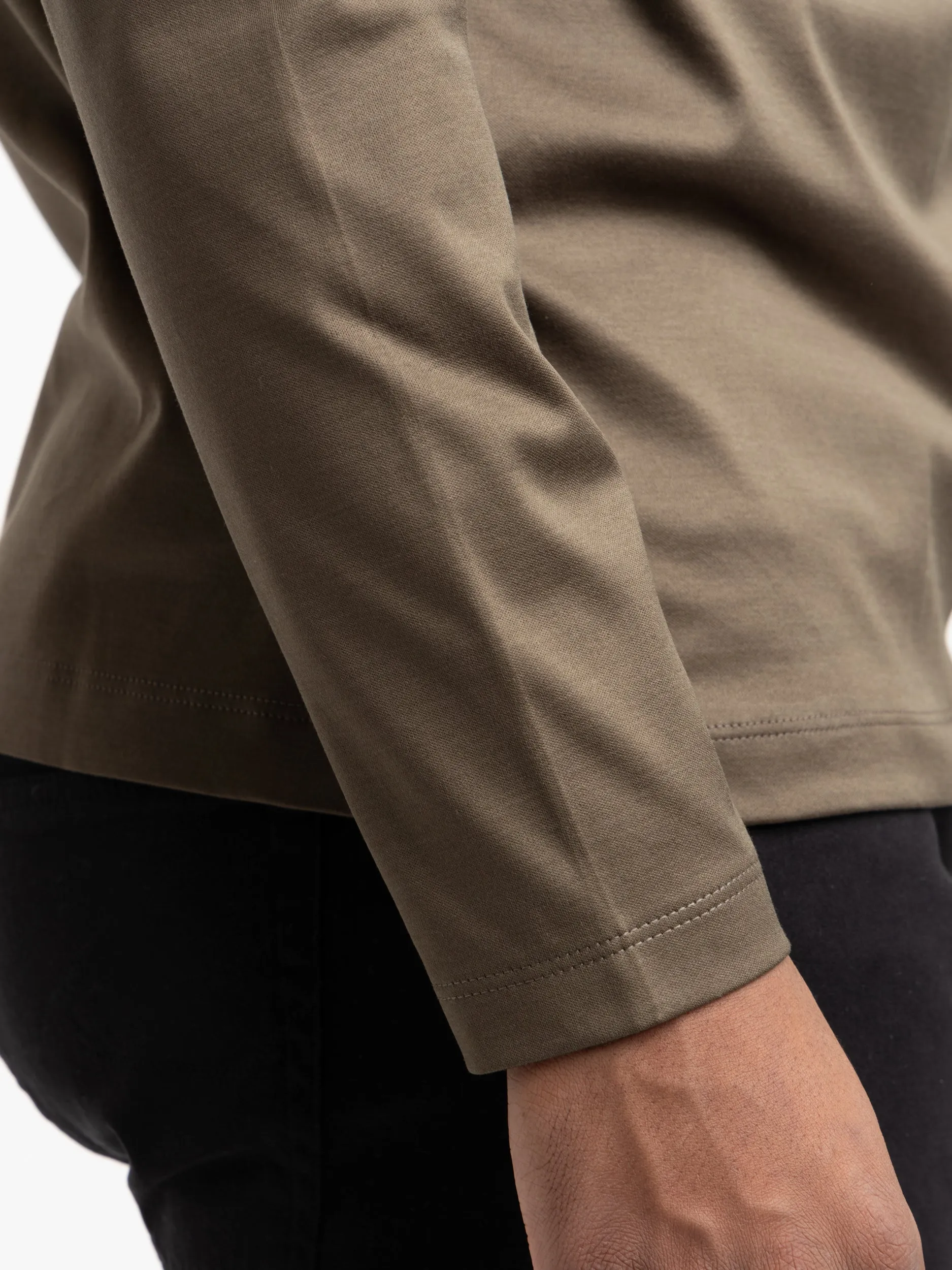 Musk Green Aqua Interlock Cotton Polo Shirt