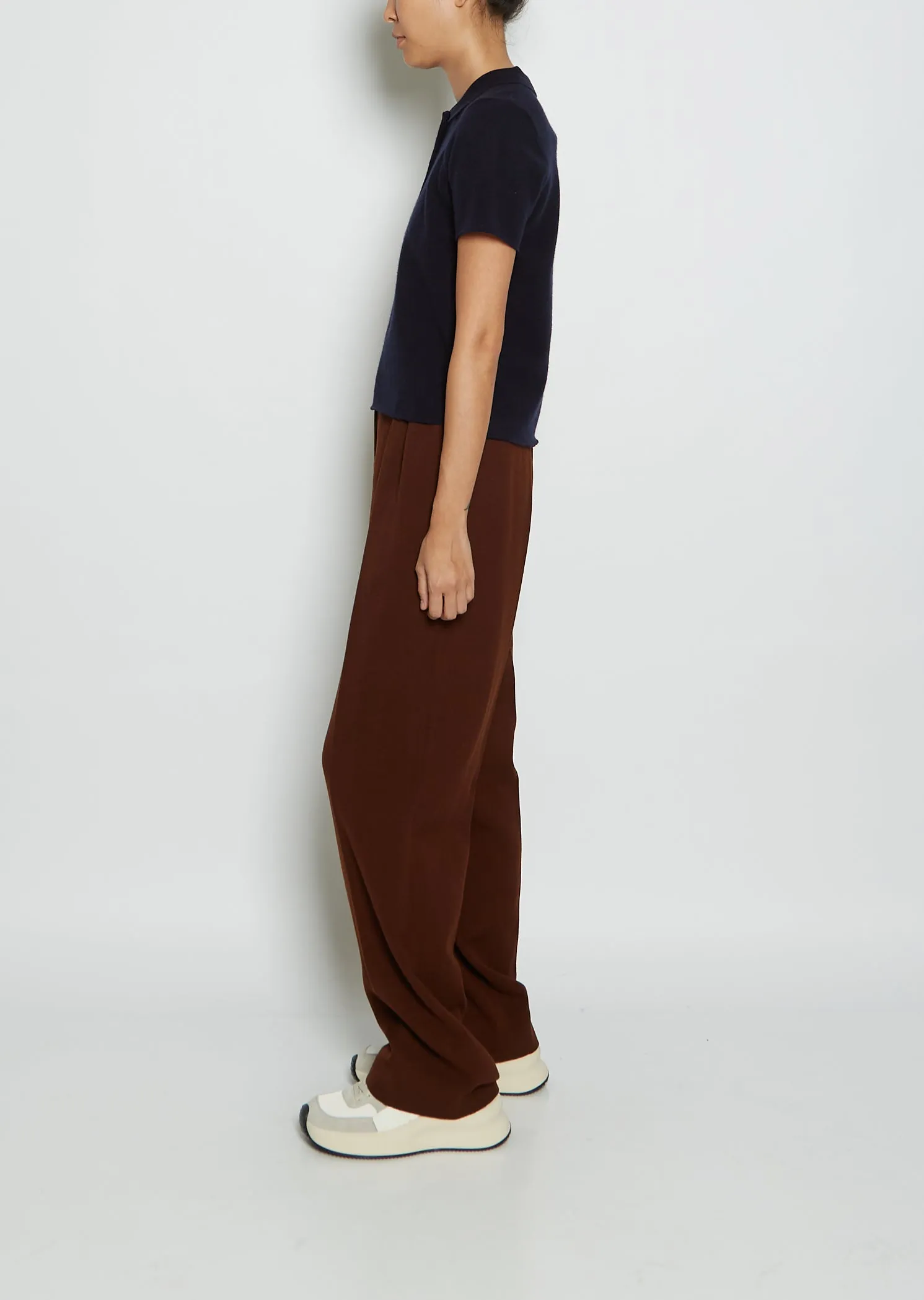 n°198 Salamander Cashmere Polo — Navy