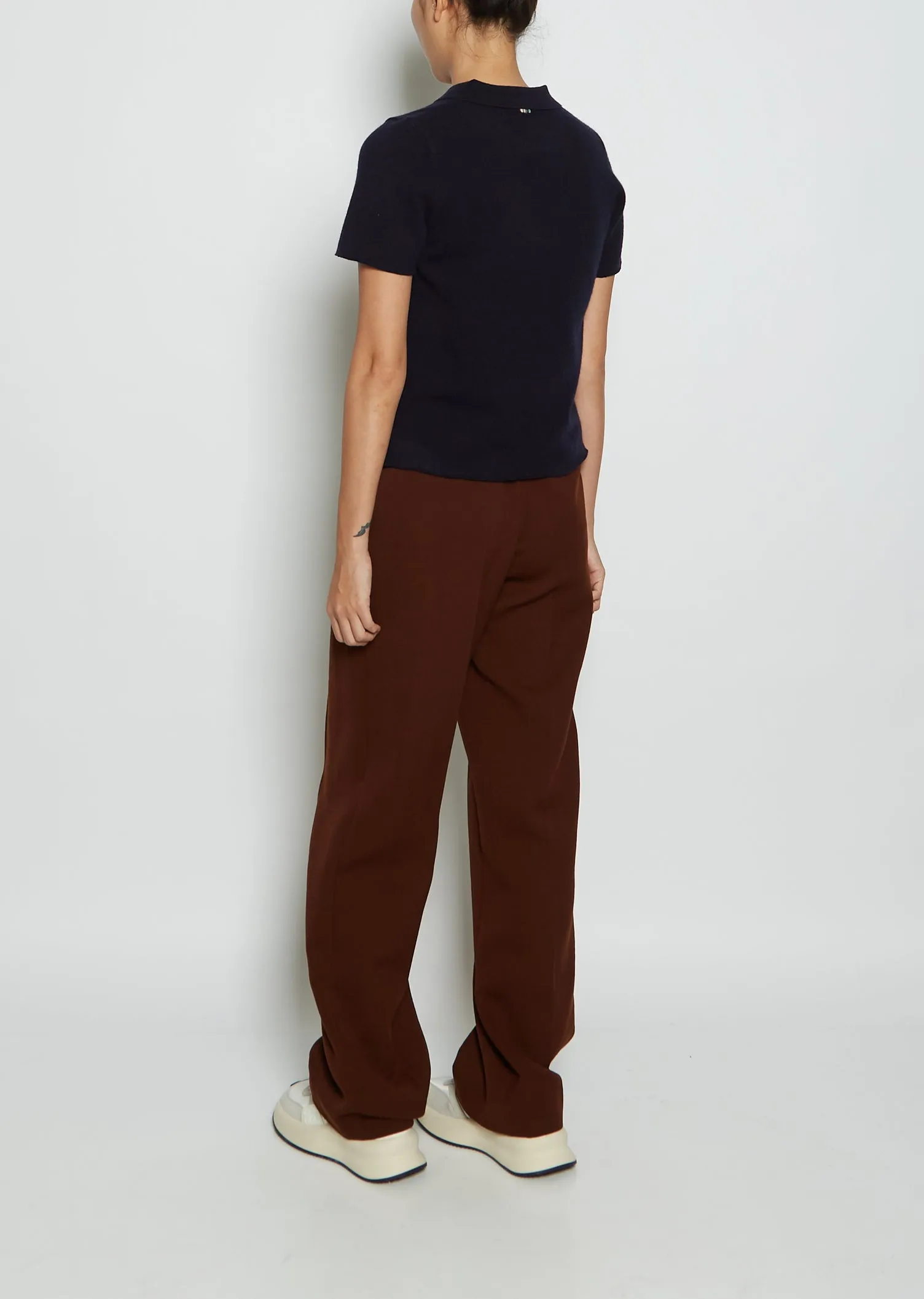 n°198 Salamander Cashmere Polo — Navy