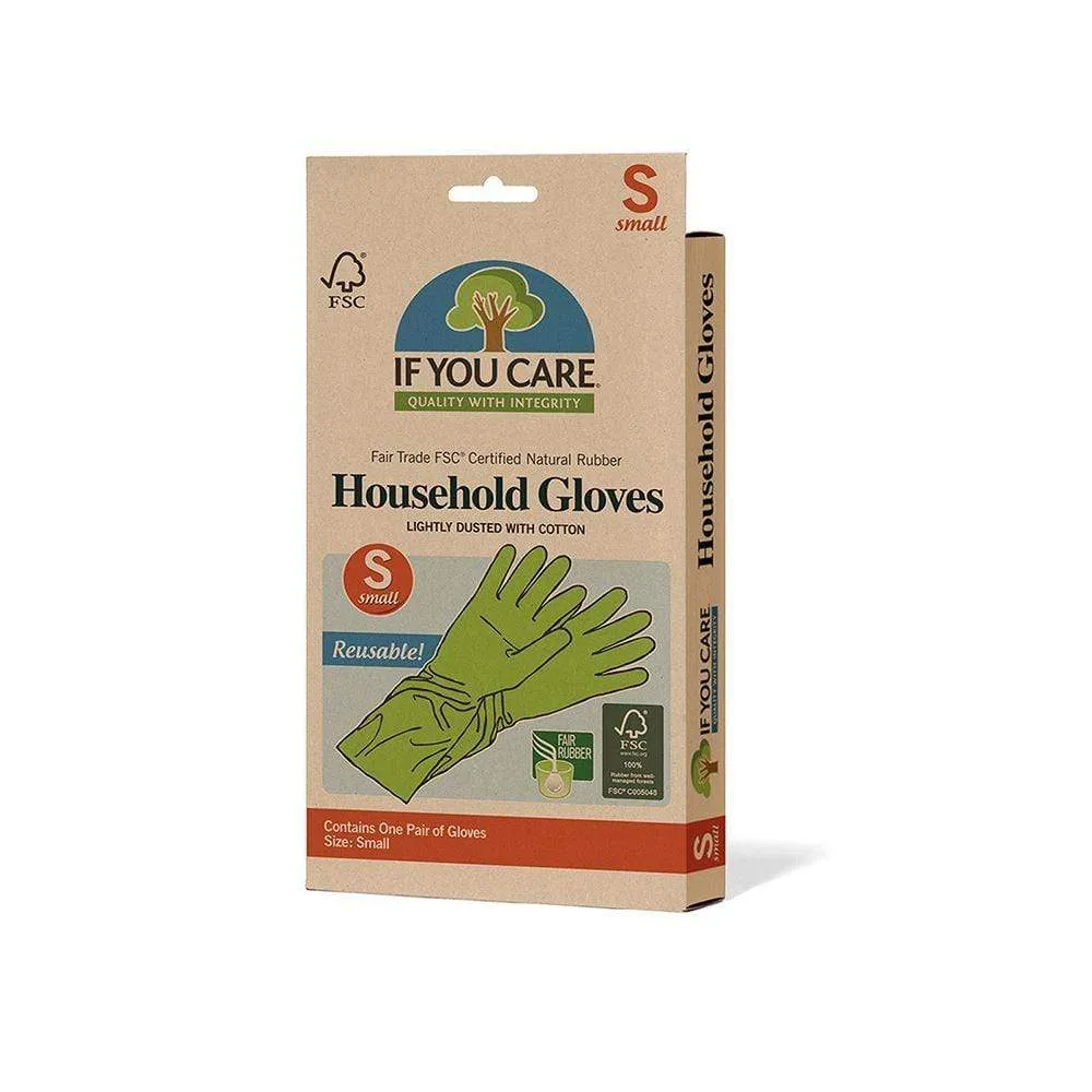 Natural Rubber Latex Household Gloves by If You Care