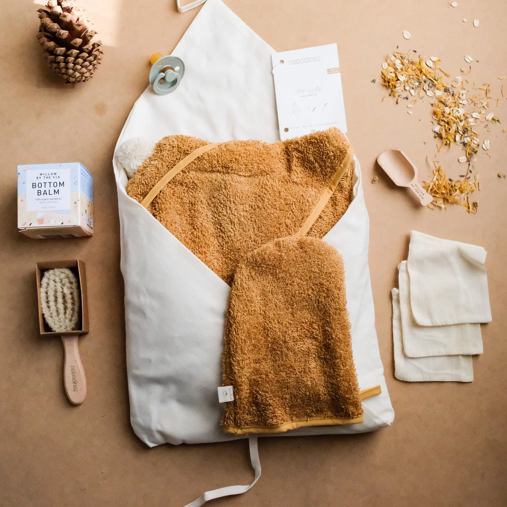 Nobodinoz So Cute Bath Set Caramel