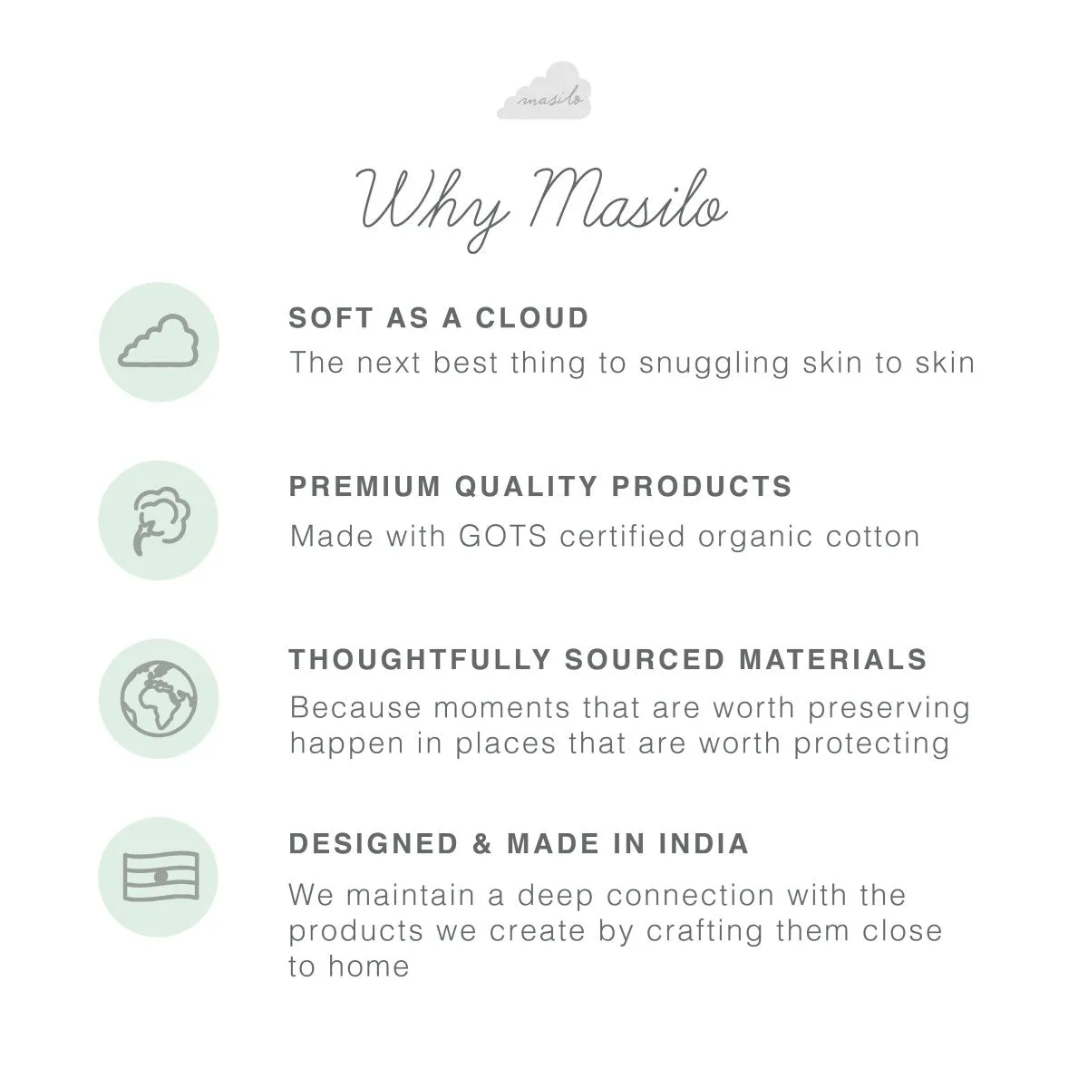 Organic Cotton Dohar - Happy As A Hippo