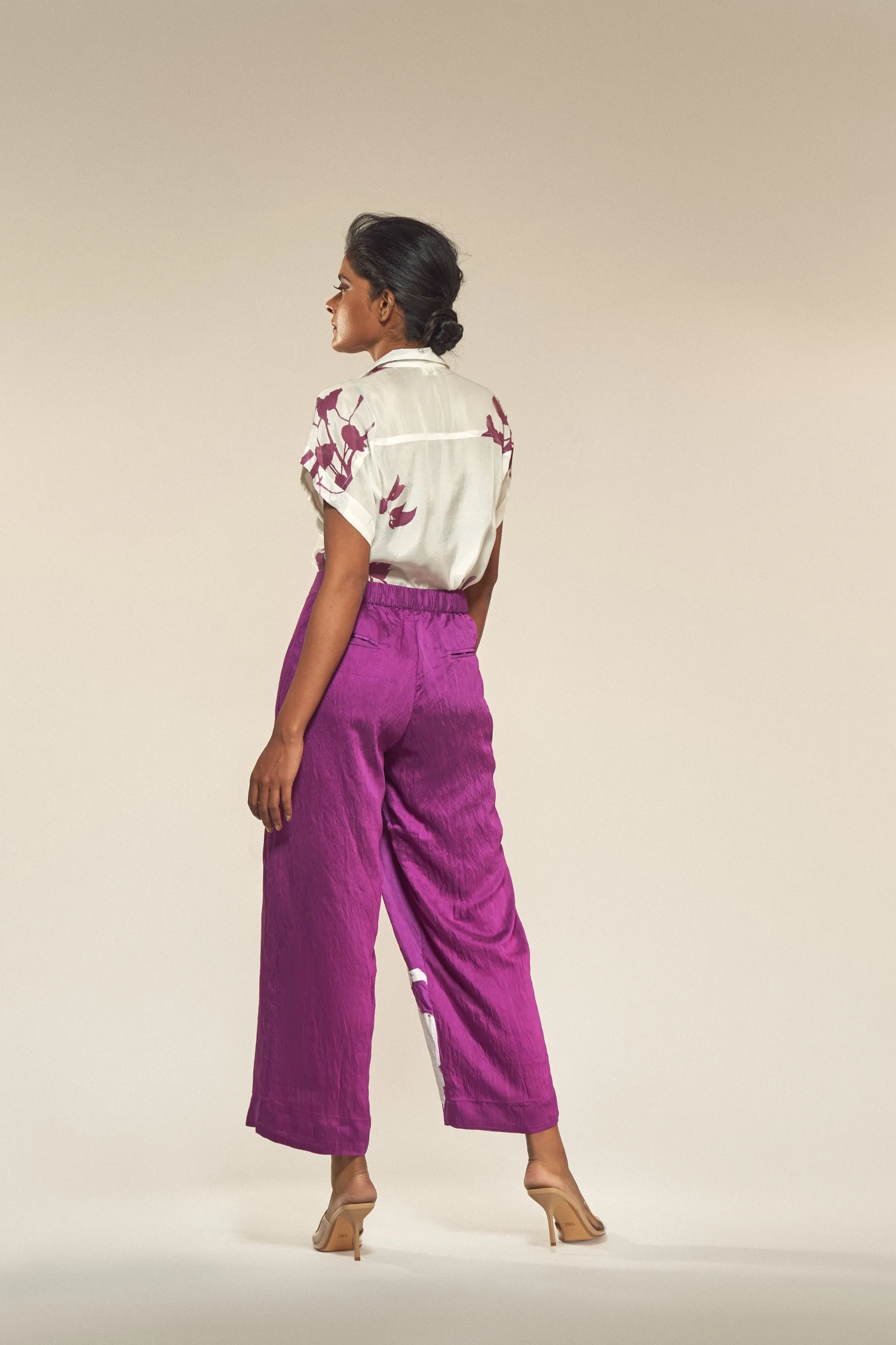 Peony Print Shirt