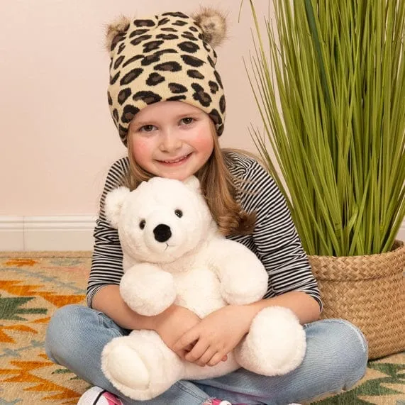 Polar Bear Sitting 35 cm Plush Toy by Teddy Hermann