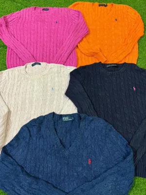 Polo Half Zip & Cabel Nite Sweaters 40 pcs