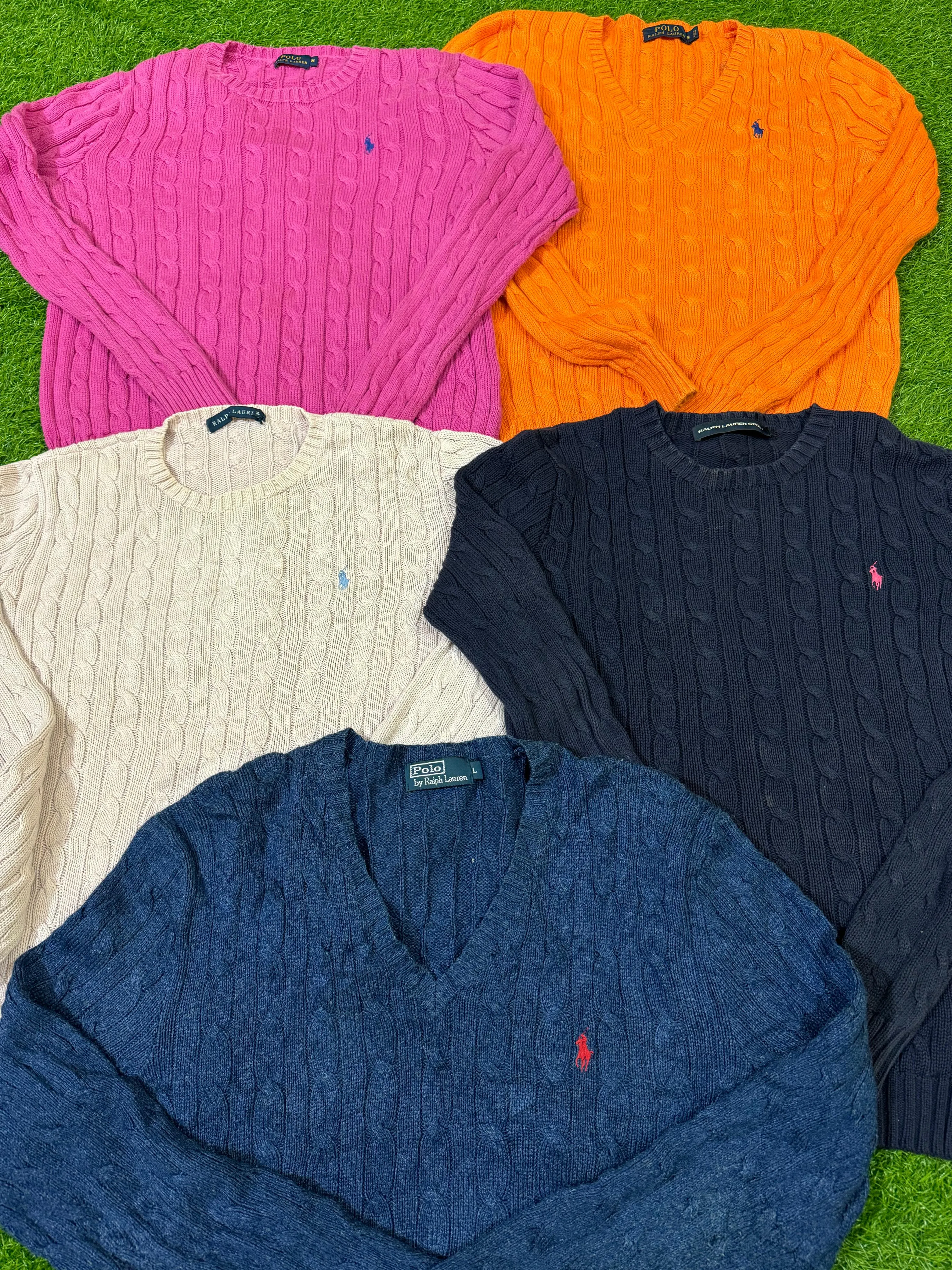 Polo Half Zip & Cabel Nite Sweaters 40 pcs