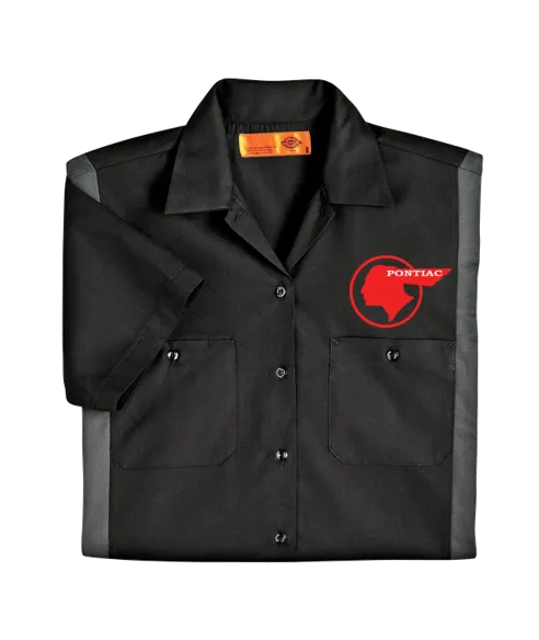 Pontiac 1940s Red Kap Regular Fit Short Sleeve Two-Tone Work Shirt