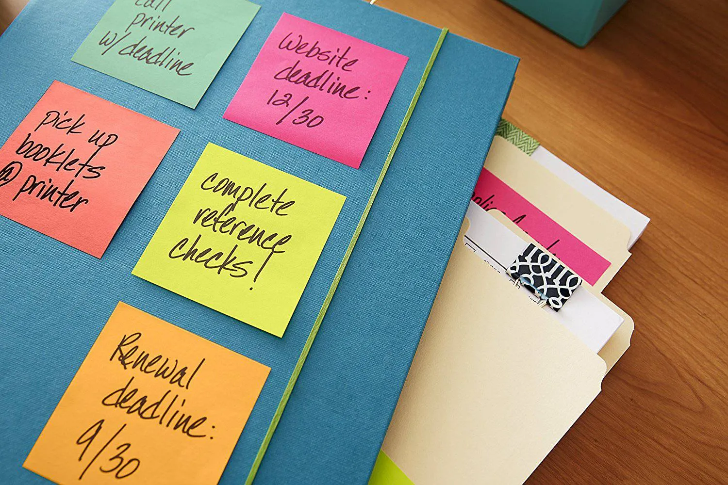 Post It # 654-5pk 3x3 inches 3M
