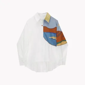 Pre Order:  Corduroy Print Long Sleeve Shirt
