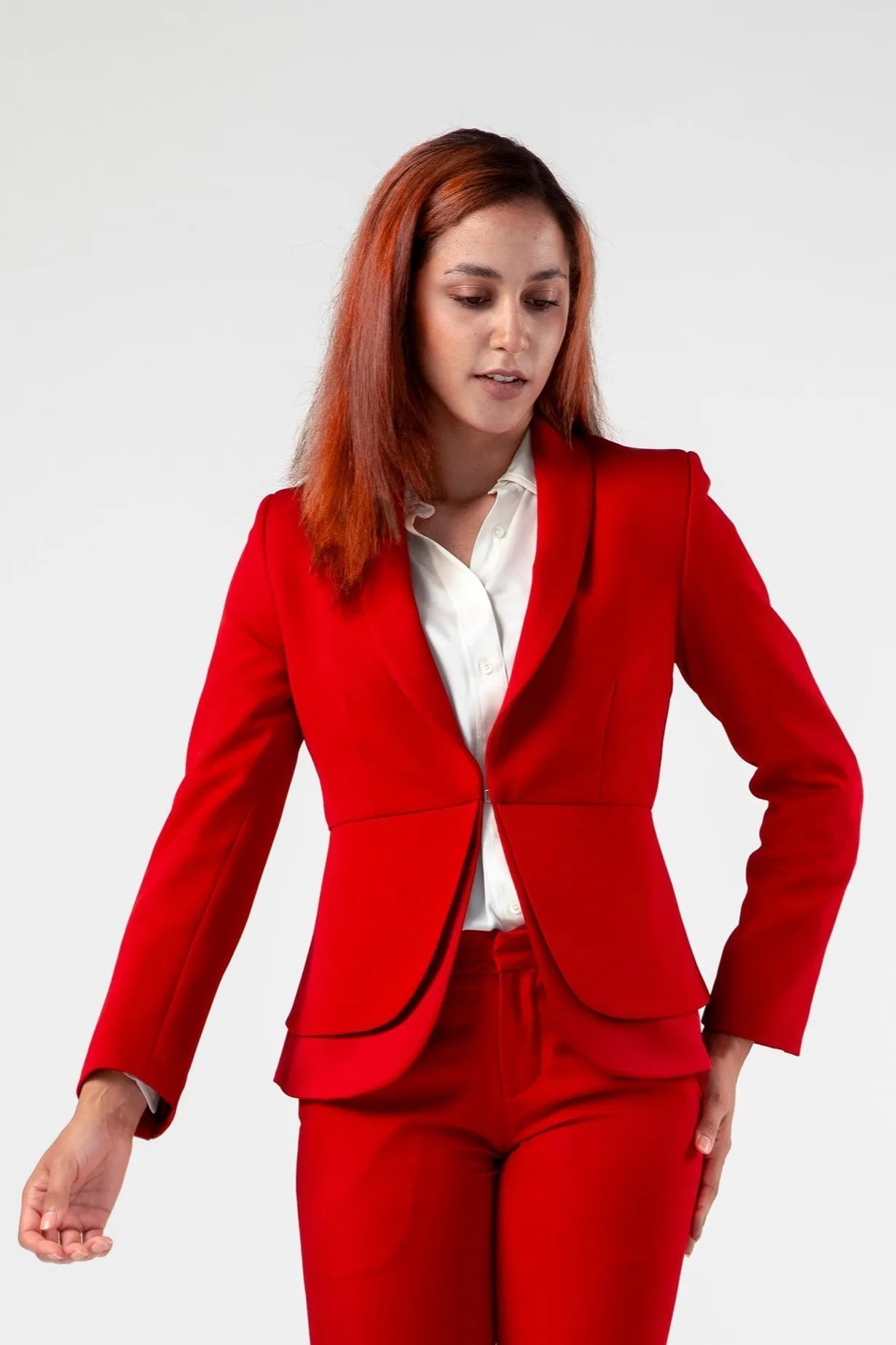 Prestige Peplum Jacket and Pants Set