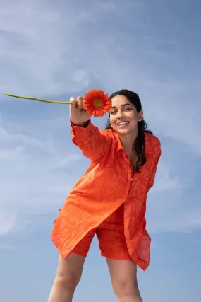 Puzzle Tree Easy Shirt (Orange U Glad)