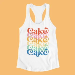 "Rainbow Layer Cake" Tank Top