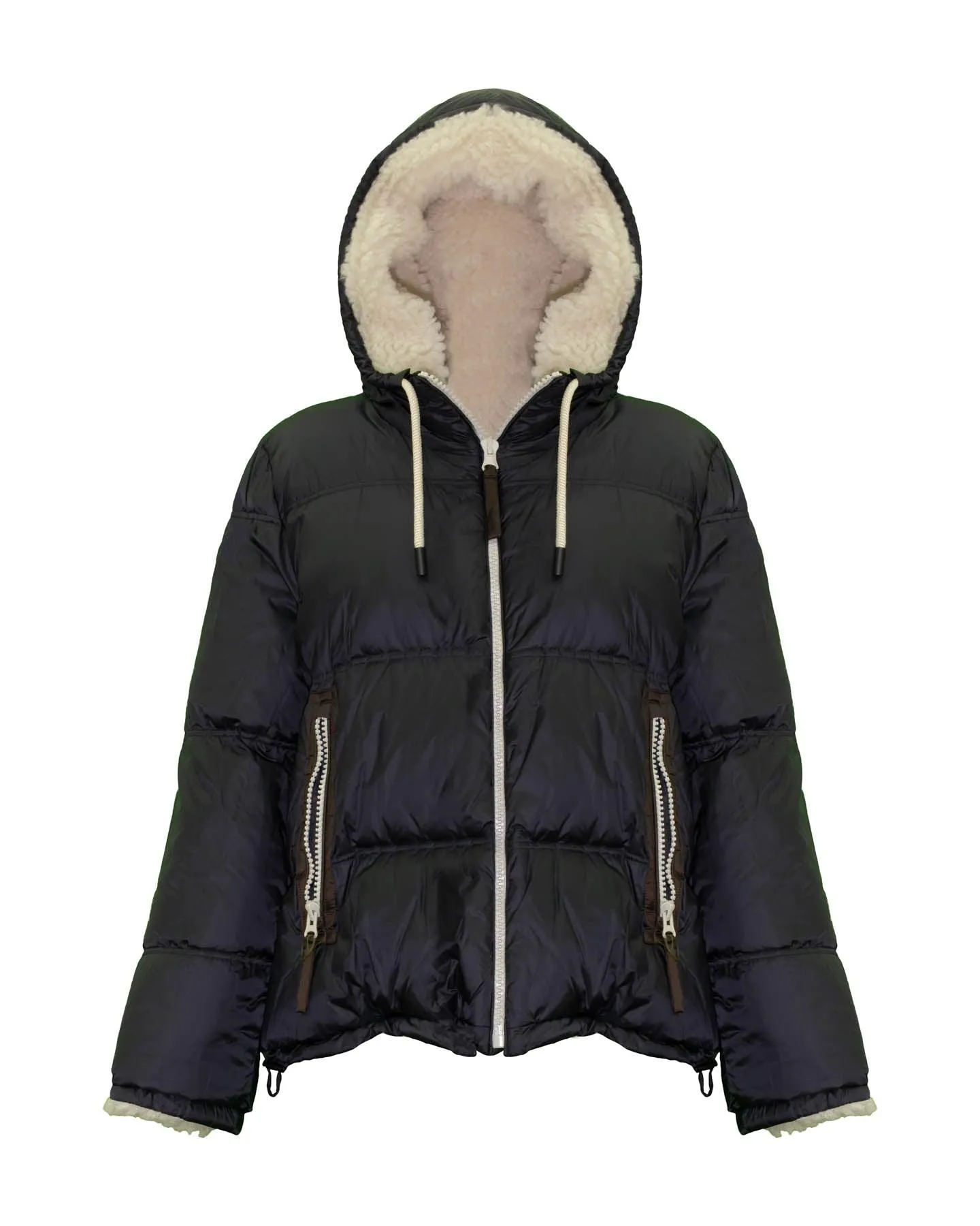 Reversible Faux Shearling Coat