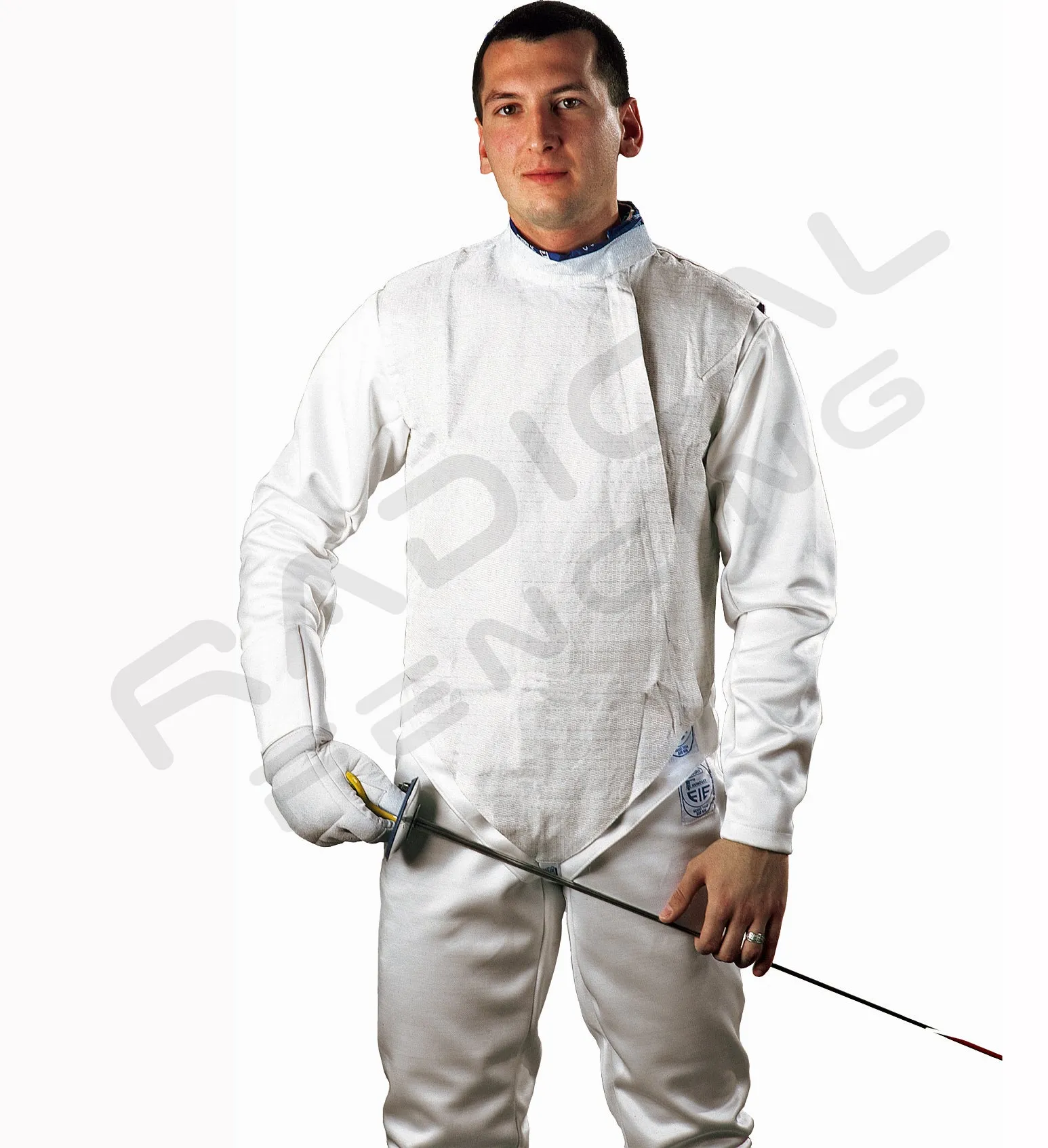 RF PBT Mens Inox, Washable Electric FOIL Jacket, Lame