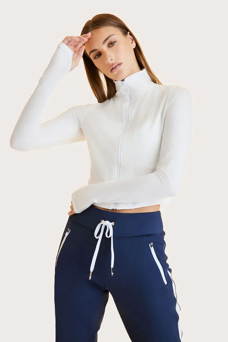 Rise Zip Up White