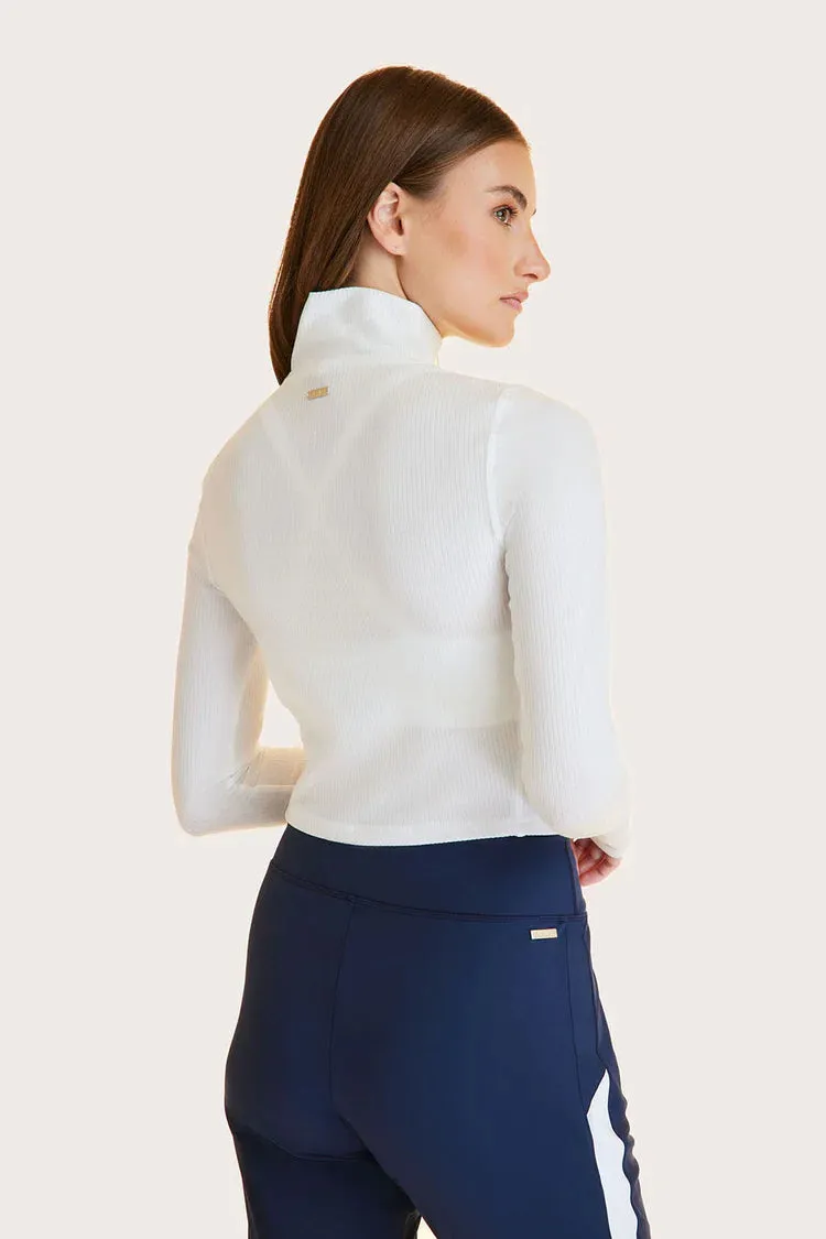 Rise Zip Up White