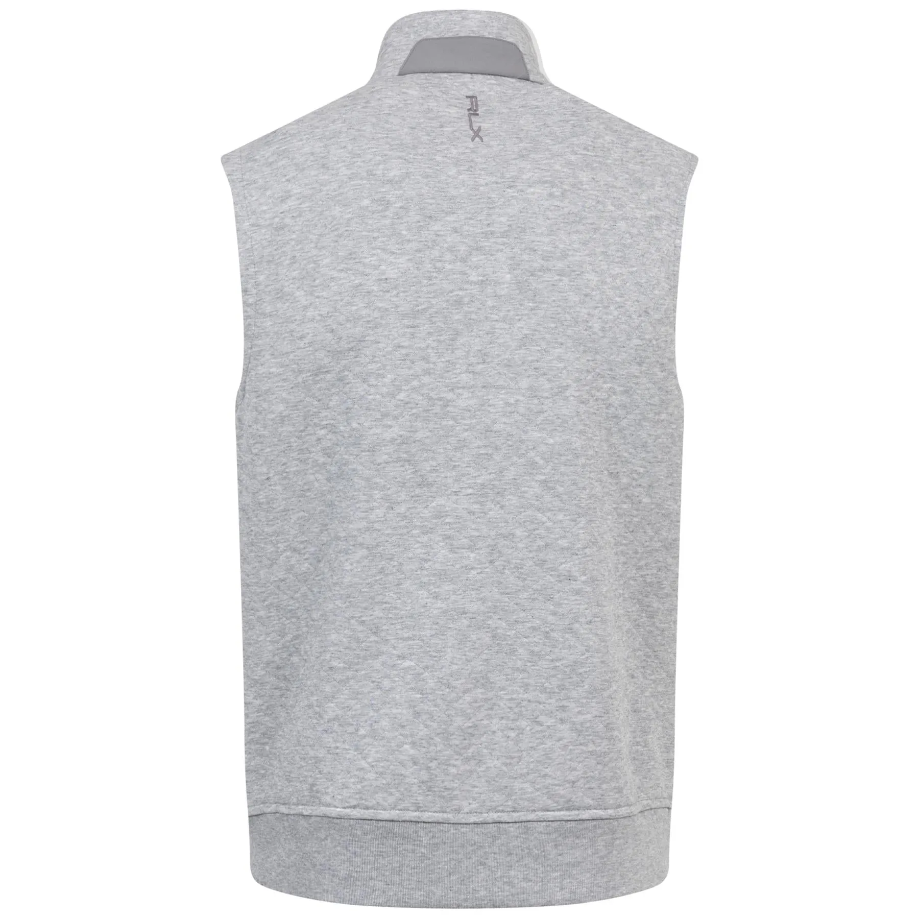 RLX Classic Fit Full Zip Pefromance Pique Gilet Andover Grey - SS24
