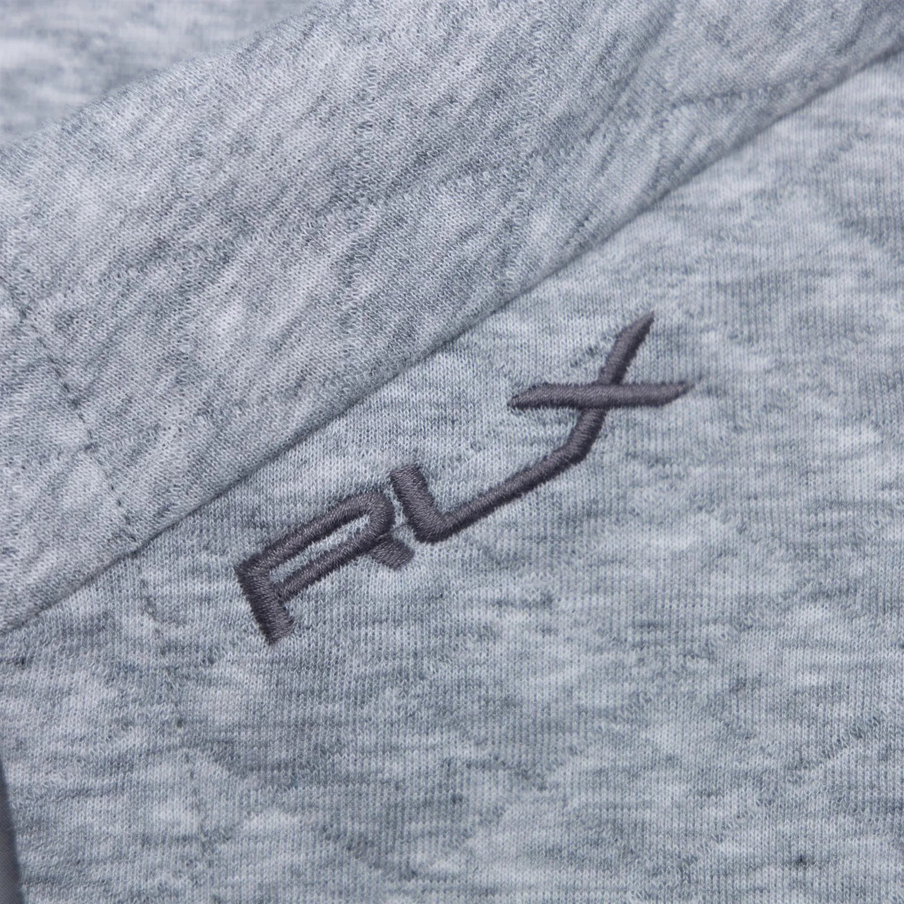 RLX Classic Fit Full Zip Pefromance Pique Gilet Andover Grey - SS24