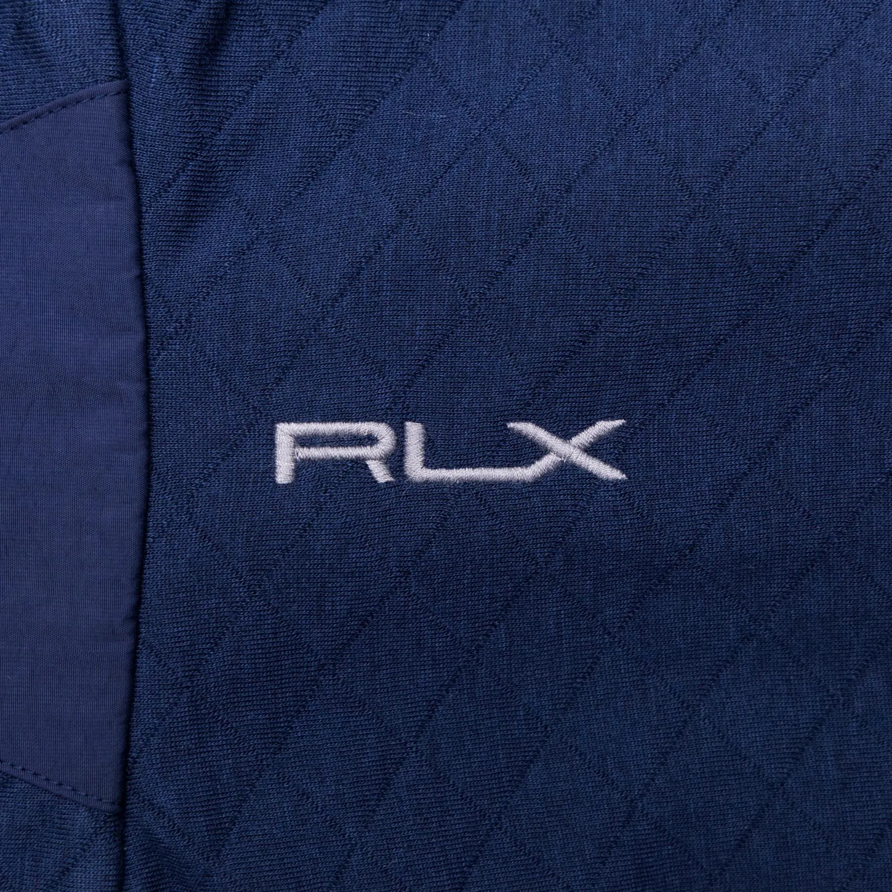 RLX Classic Fit Full Zip Pefromance Pique Gilet Refined Navy - SS24