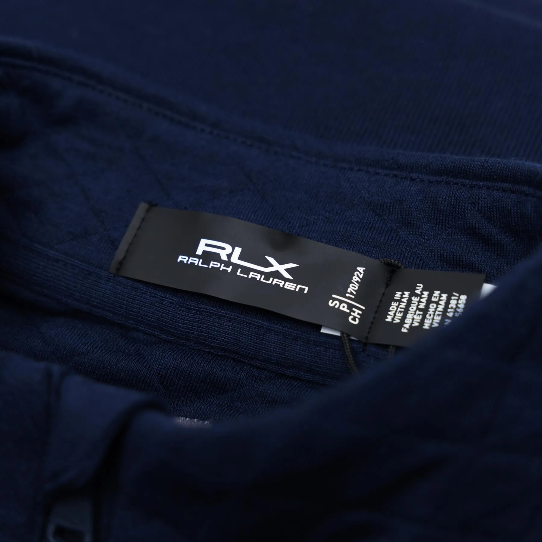 RLX Classic Fit Full Zip Pefromance Pique Gilet Refined Navy - SS24