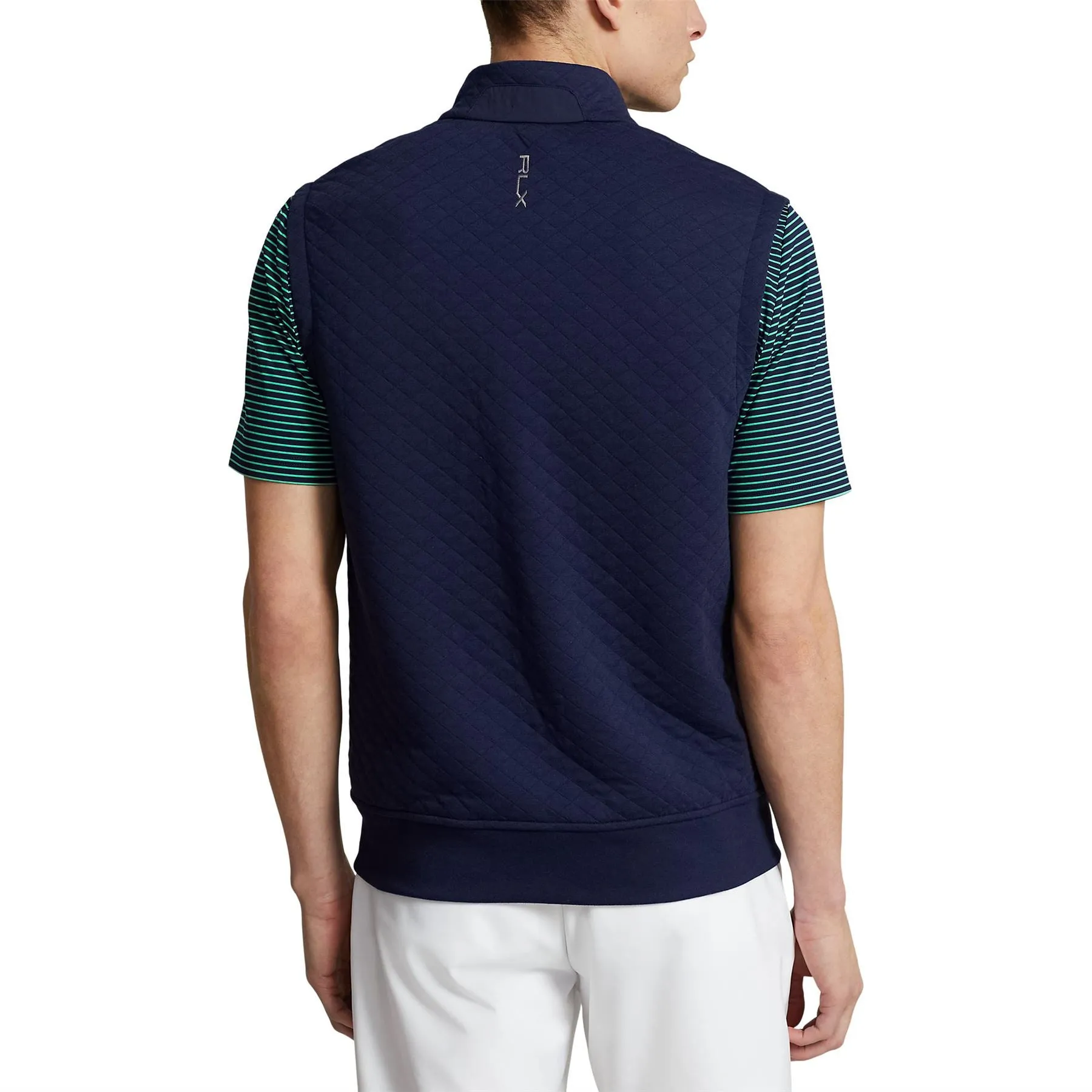 RLX Classic Fit Full Zip Pefromance Pique Gilet Refined Navy - SS24