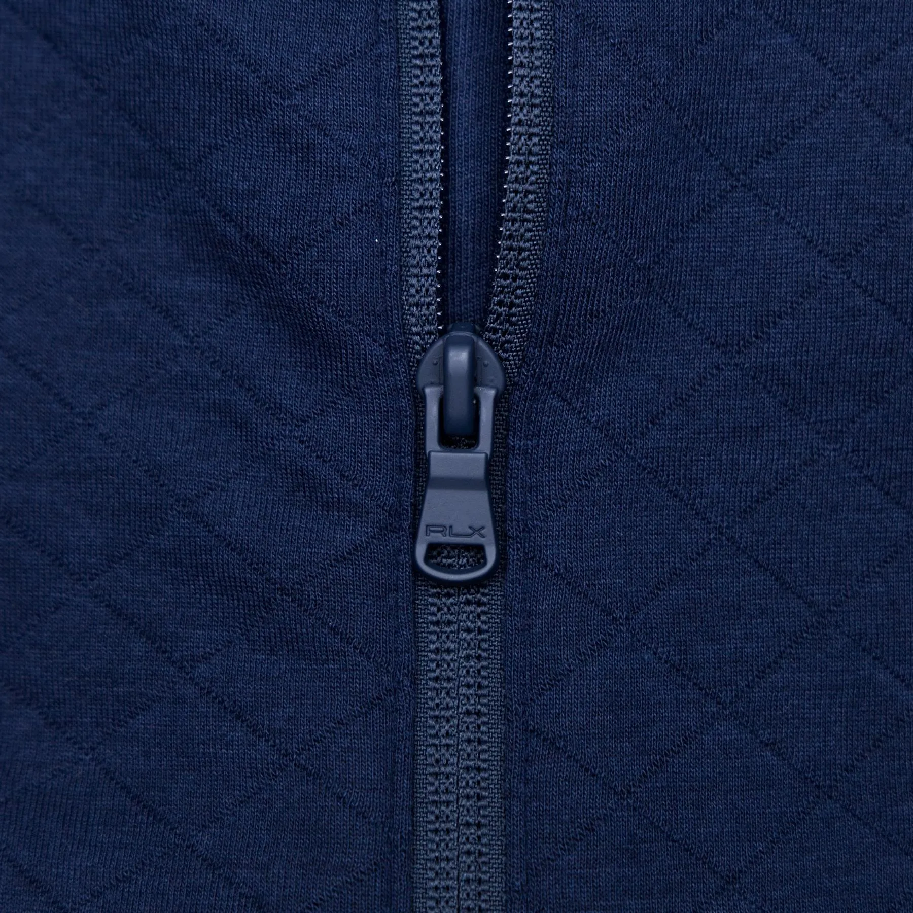RLX Classic Fit Full Zip Pefromance Pique Gilet Refined Navy - SS24