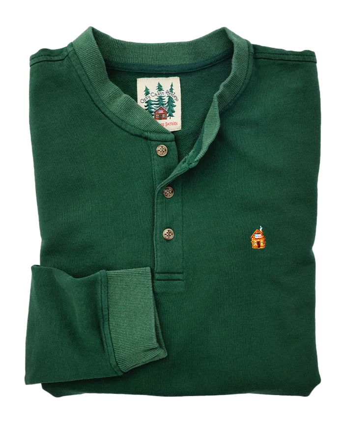 Rustic Cabin Pine Henley