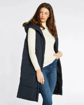 Ryan Women's Hooded Gilet - Navy