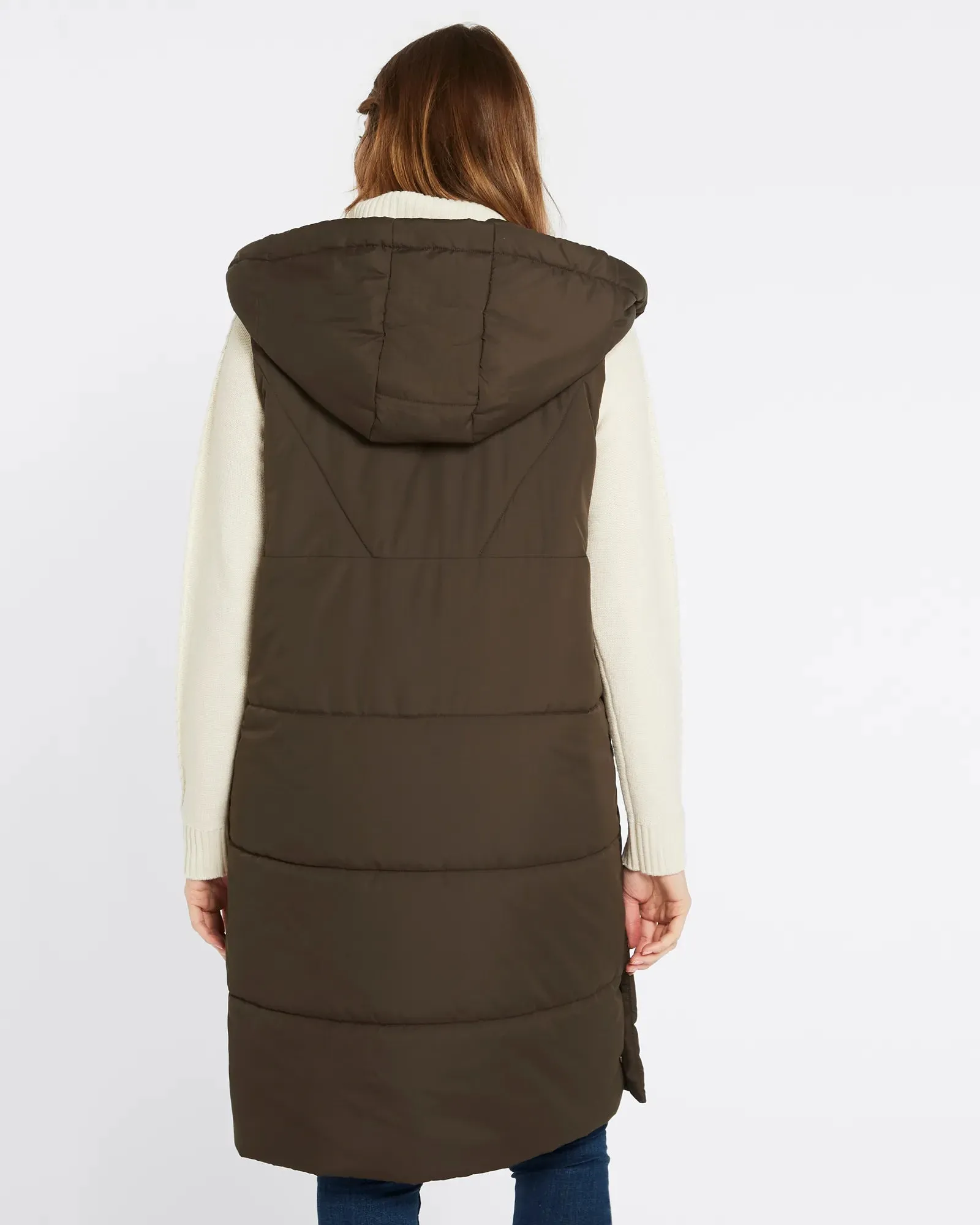 Ryan Women's Hooded Gilet - Olive