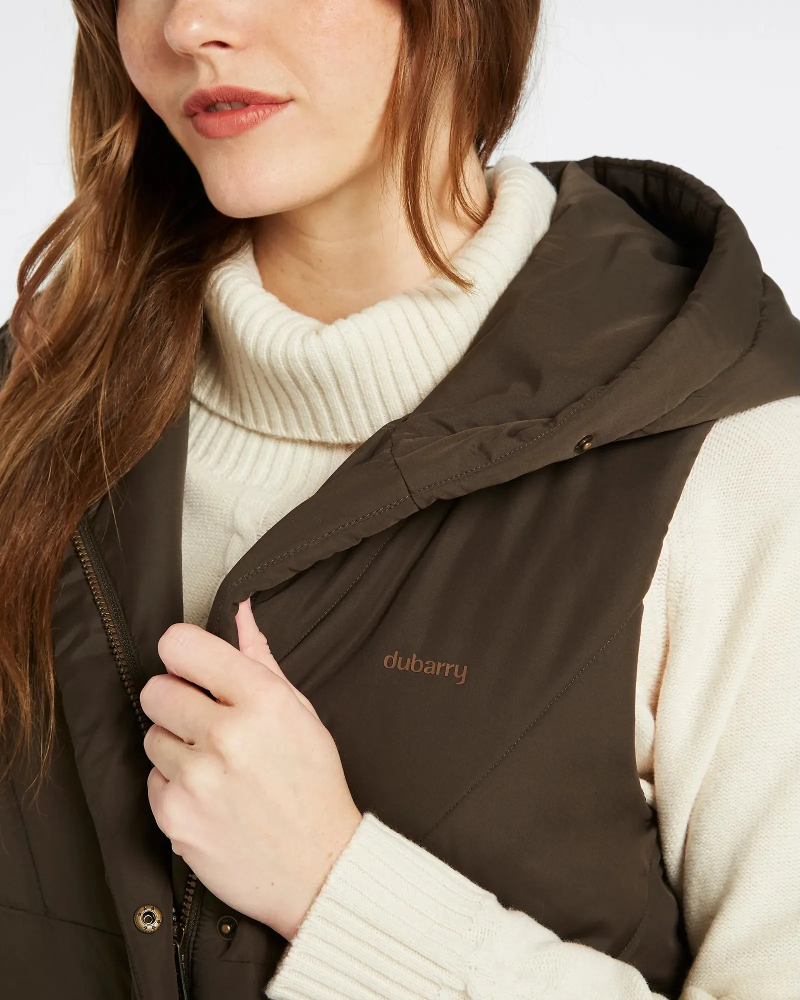 Ryan Women's Hooded Gilet - Olive