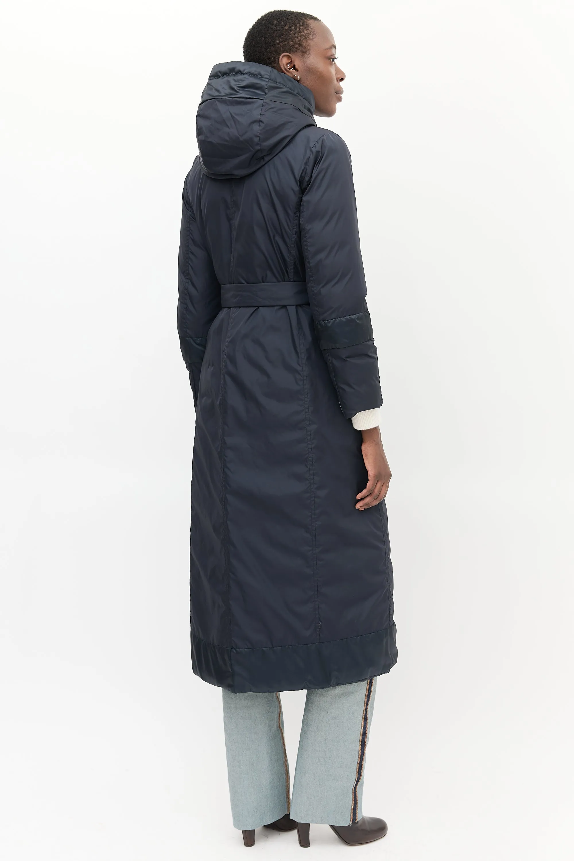 S Black Quilted Reversible The Cube Coat
