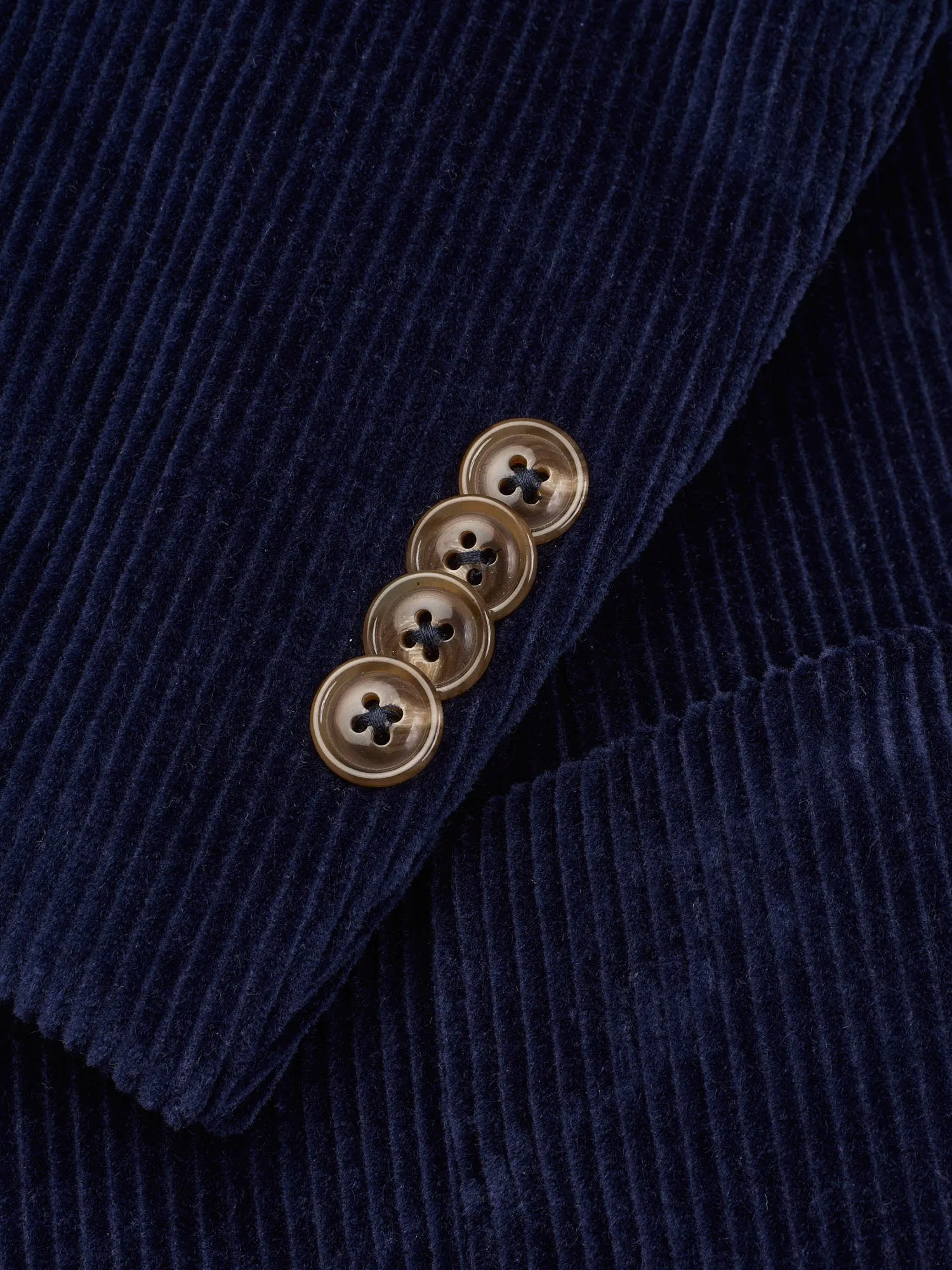SARTORIA PARTENOPEA Blue Corduroy Cotton Suit EU 50 NEW US 38 40 Current Model