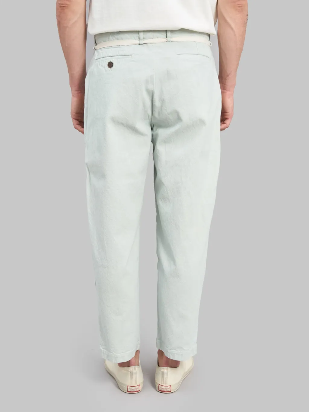 Seuvas 10oz Canvas Tapered 2Tuck Pants Matcha