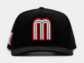 Shoe Palace Exclusive Mexico Curve Corduroy 950AF Snapback Mens Hat (Black/Green)