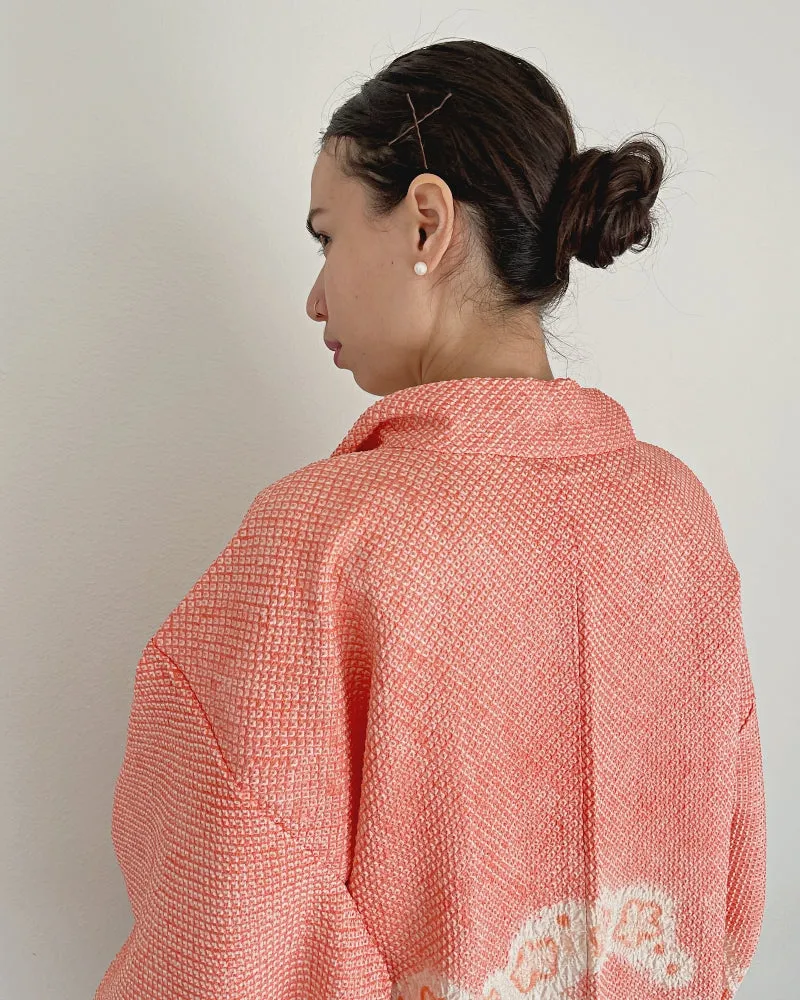 Simple Plum Flower Haori Kimono Jacket