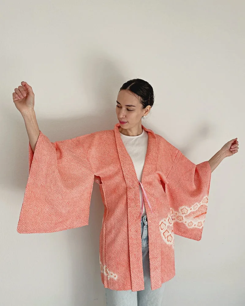 Simple Plum Flower Haori Kimono Jacket