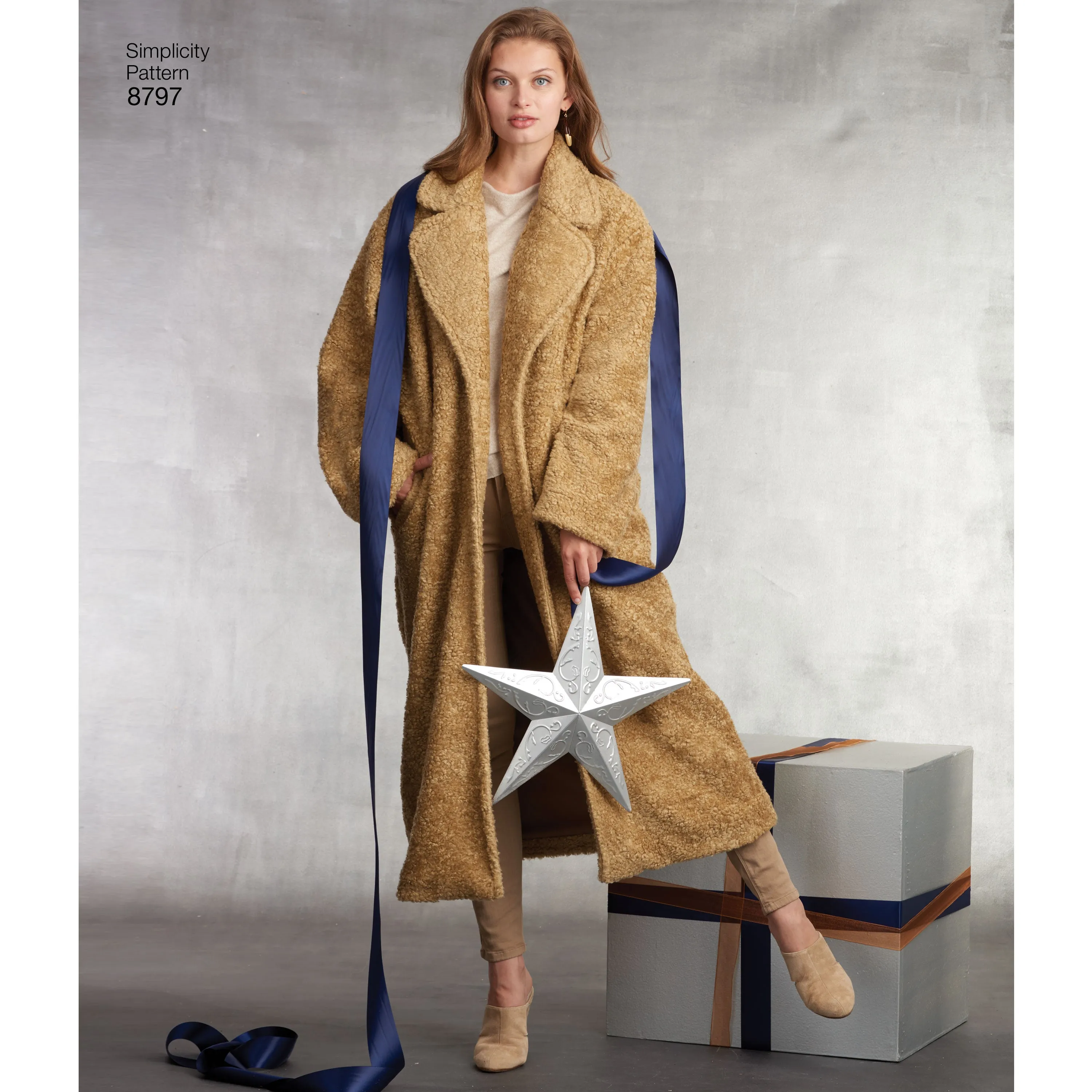 Simplicity Pattern 8797 Misses Loose Fitting Lined Coat