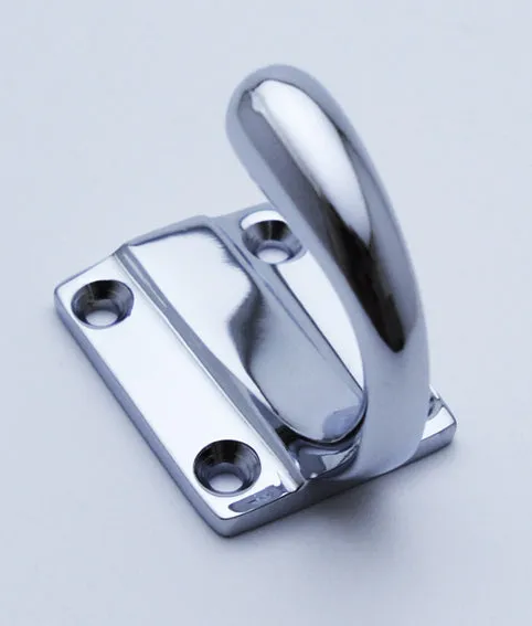 Single Robe Hook on Plate