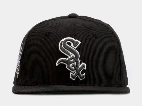 SP Exclusive Black Corduroy Chicago White Sox 59Fifty Mens Fitted Hat (Black)