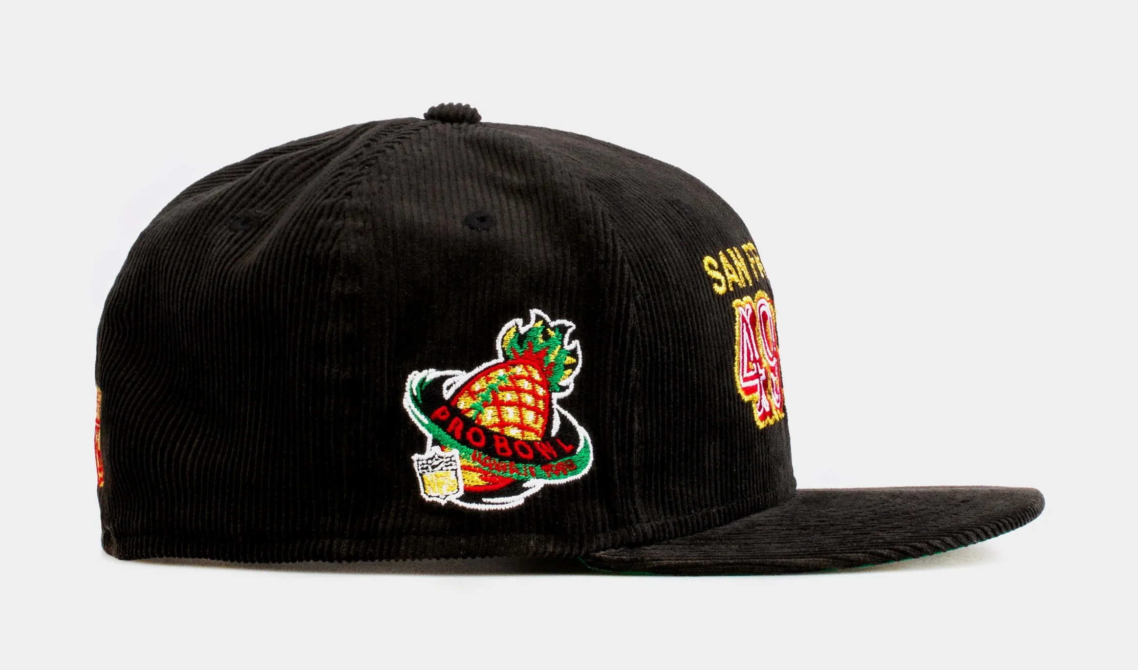 SP Exclusive Black Corduroy San Francisco 49ers 59Fifty Mens Fitted Hat (Black)