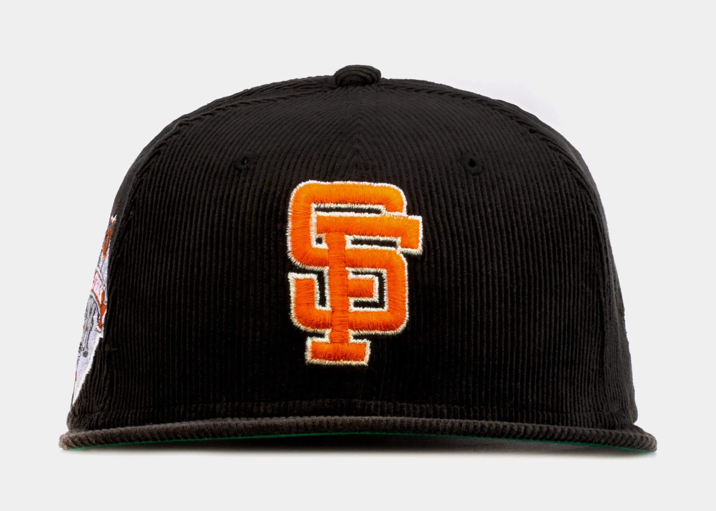 SP Exclusive Black Corduroy San Francisco Giants 59Fifty Mens Fitted Hat (Black)